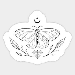 Mystic Butterfly Sticker